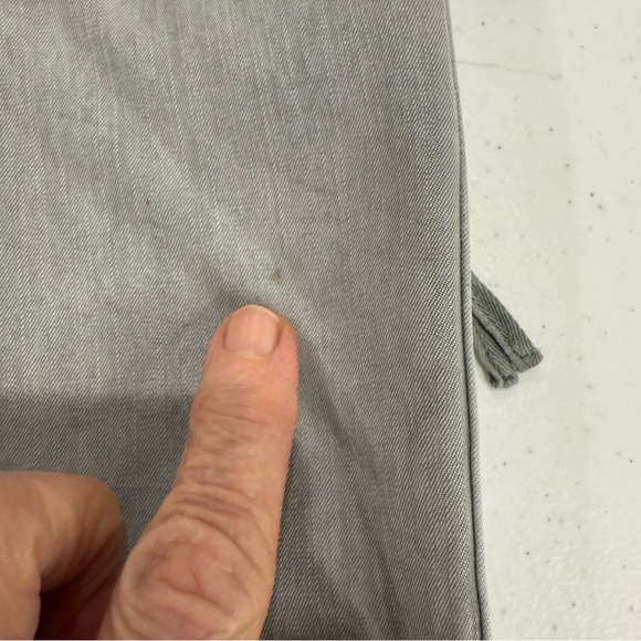 Sundance Evenfall Cargo Pants Drawstring Zippers Tencel Lt Grey Women’s Size 12P - Picture 15 of 16